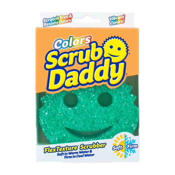 Губка для мытья посуды и поверхностей Scrub Daddy зеленая