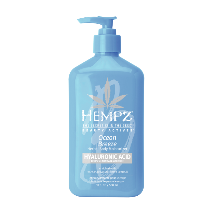 Молочко для тела с гиалуроновой кислотой HEMPZ Свежий ветер