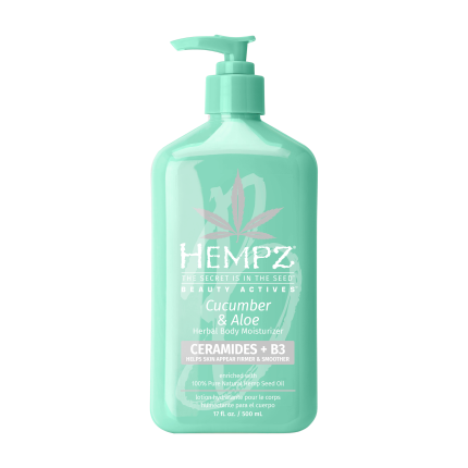 Молочко для тела с церамидами и В3 Hempz Огурец и Алое